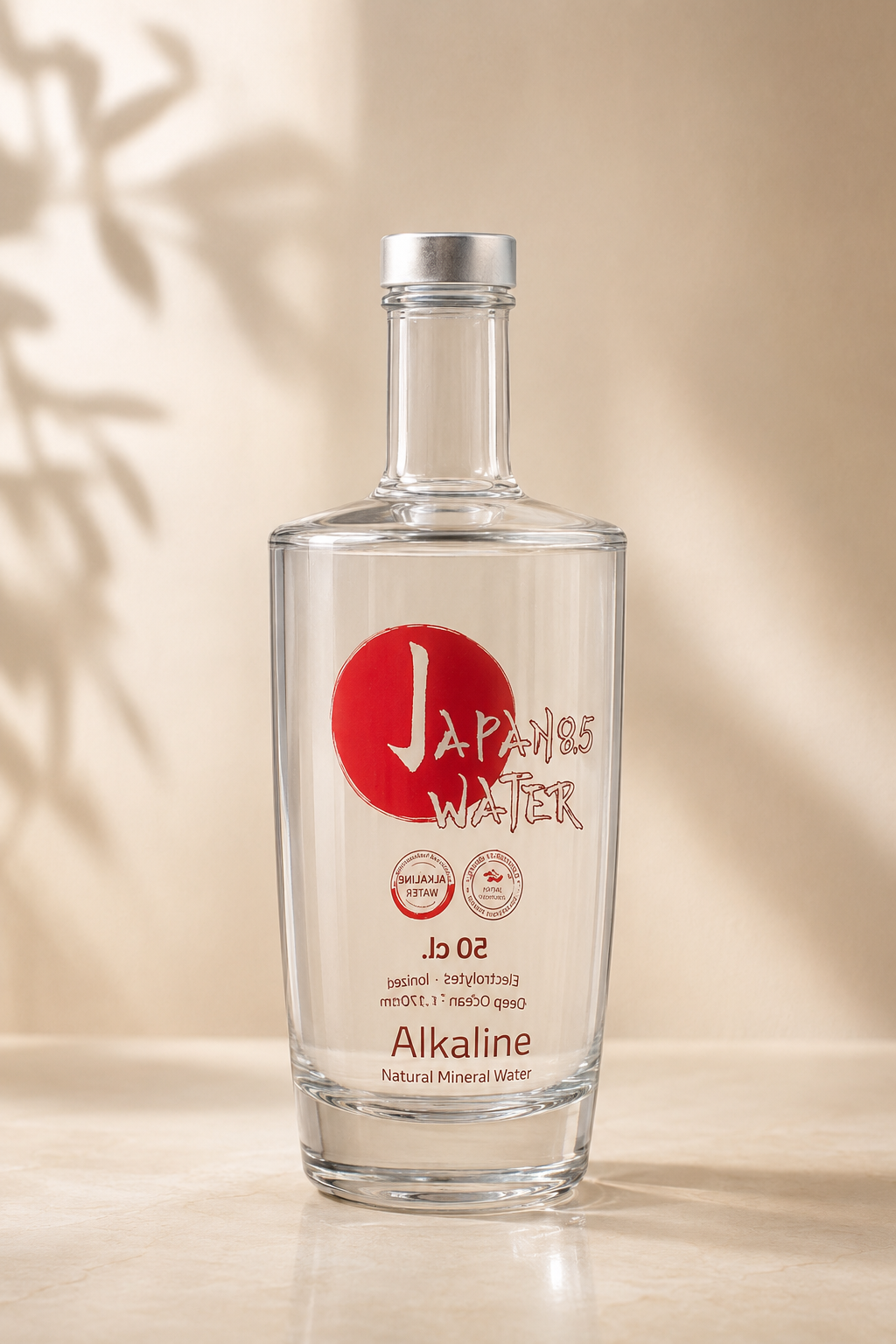 Botella de vidrio Japan Water pH 9.5, 50 cl