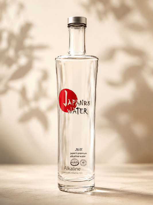 Botella de vidrio Japan Water pH 9.5, 75 cl