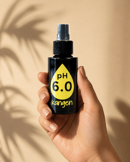 Pulverizador de vidrio violeta Kangen pH 6.0, 50 ml