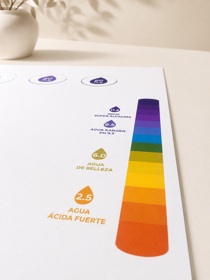 Mantel blanco para presentaciones Kangen