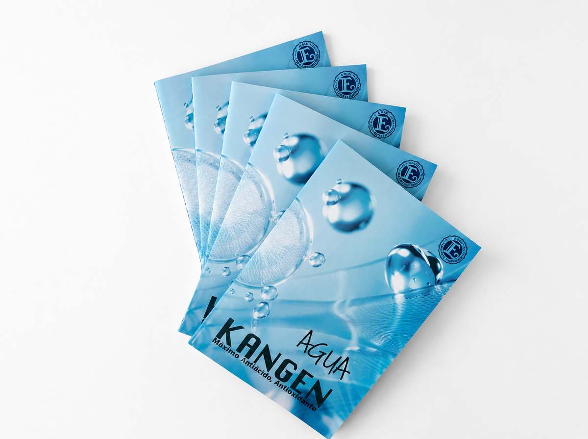 Pack de 5 revistas Agua Kangen